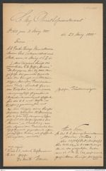 k.k. naturhistorisches Hofmuseum, Intendanzakten 1885-1896 (Hauer), Aktenzahl Z.213/1888, Seite 1